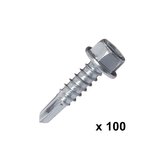100+x+Carbon+steel+TEK+Screws (GS-TEK22)