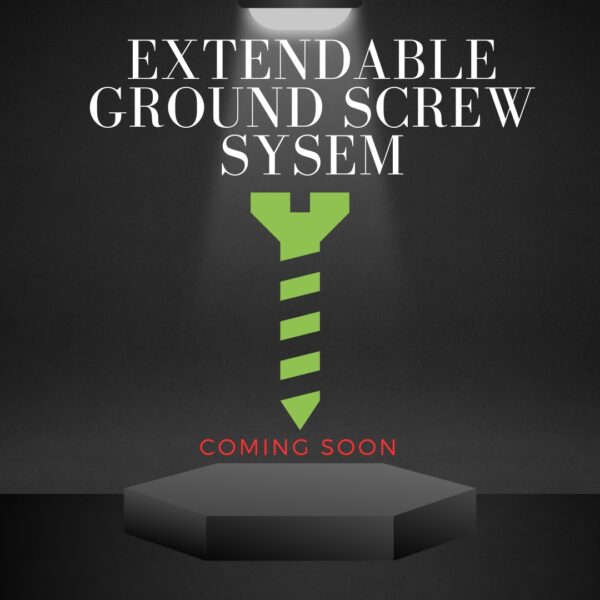 76mm x 1500mm Extendable Ground Screw Tip