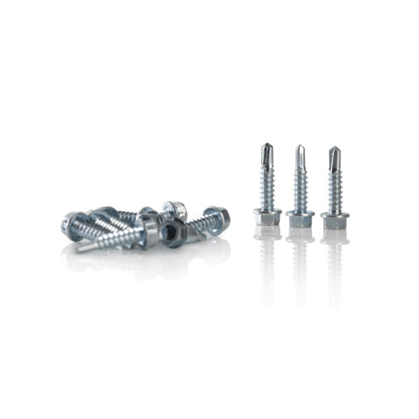 100 x Carbon steel TEK Screws