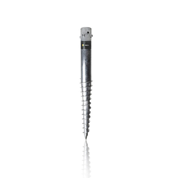 114mm x 1300mm Open Top Ground Screw