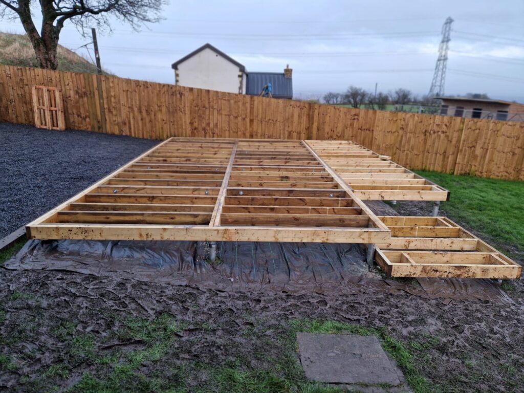 garden room foundations