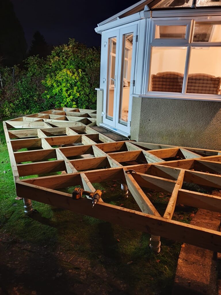 ground screw foundations. 