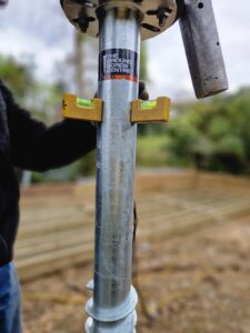 ground screw install