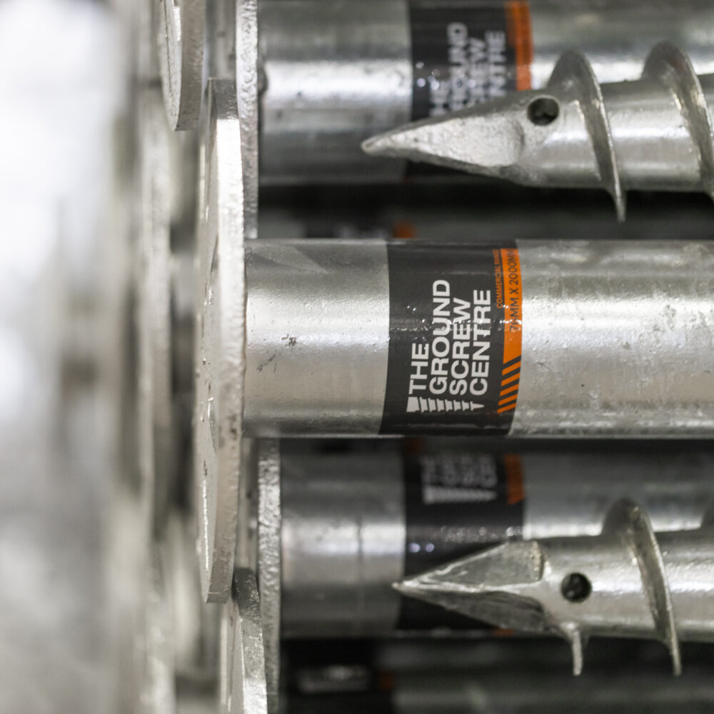ground screw sizes