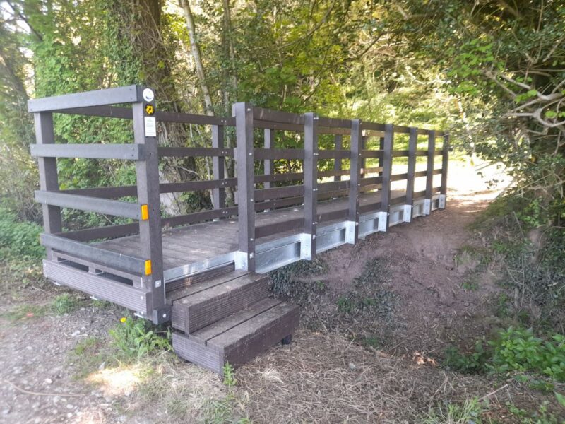 Powys bridge ground screw installation