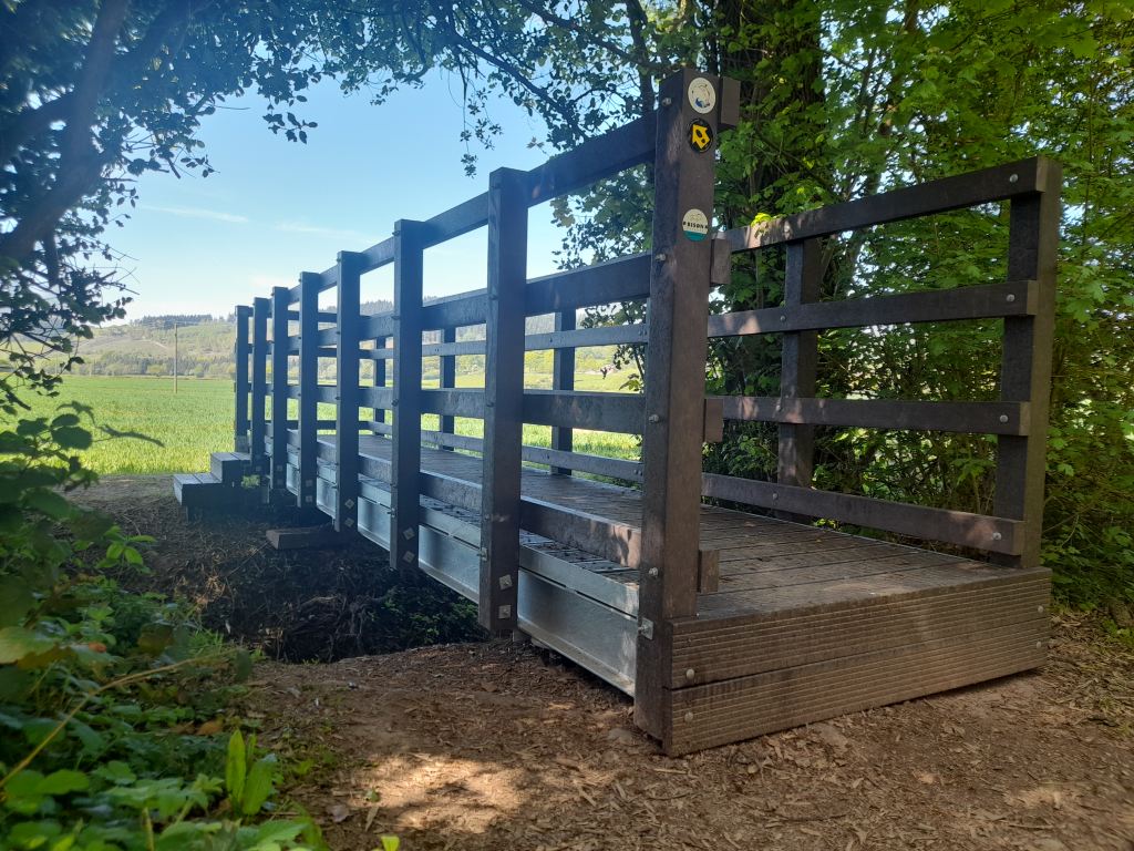 Powys bridge ground screw installation