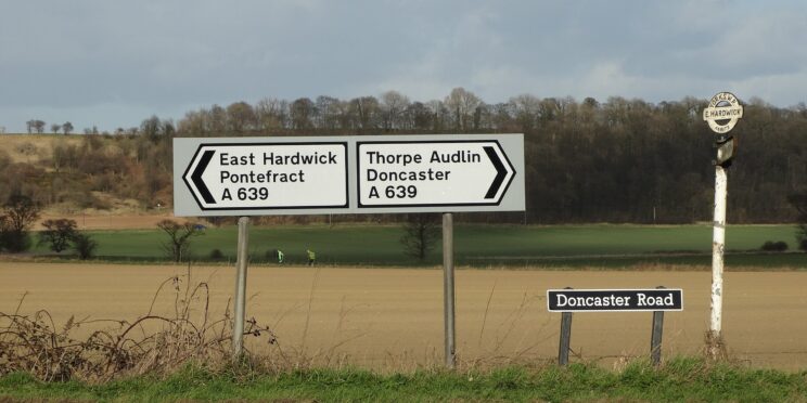 ground screws signage