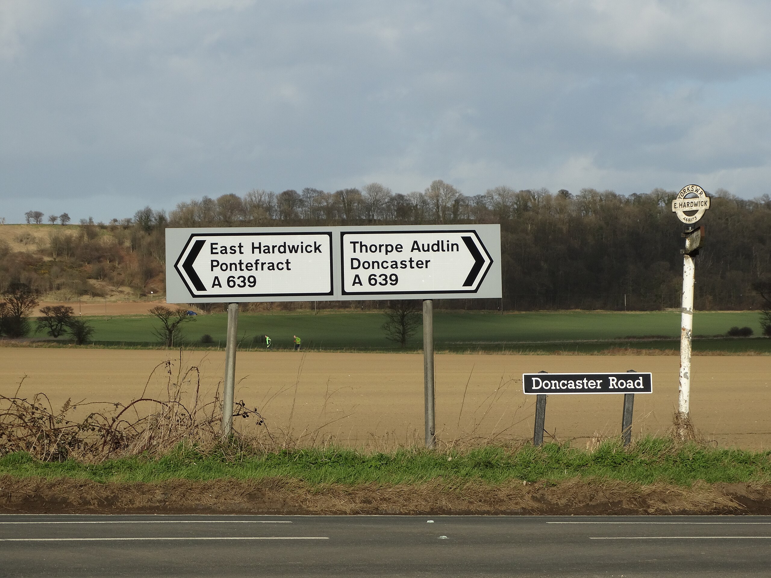 ground screws signage