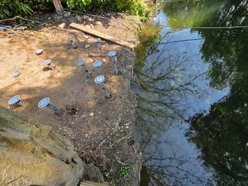 boathouse ground screw build