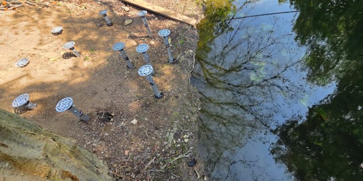 boathouse ground screw build